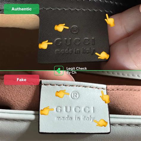 fake vs real gucci marmont bag|gucci bag legit check.